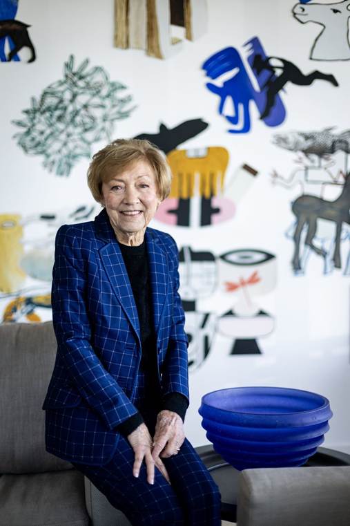 Dame Alison Paterson, 91, wasn't interested in joining a book club or playing bridge when she stepped down from corporate governance work at the age of 85. Photo / Dean Purcell